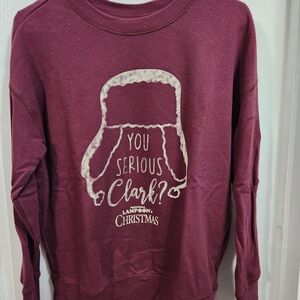 Maurices Burgundy Christmas Sweatshirt